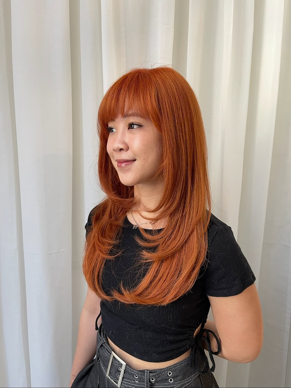 Copper Red Layers With Full Fringe