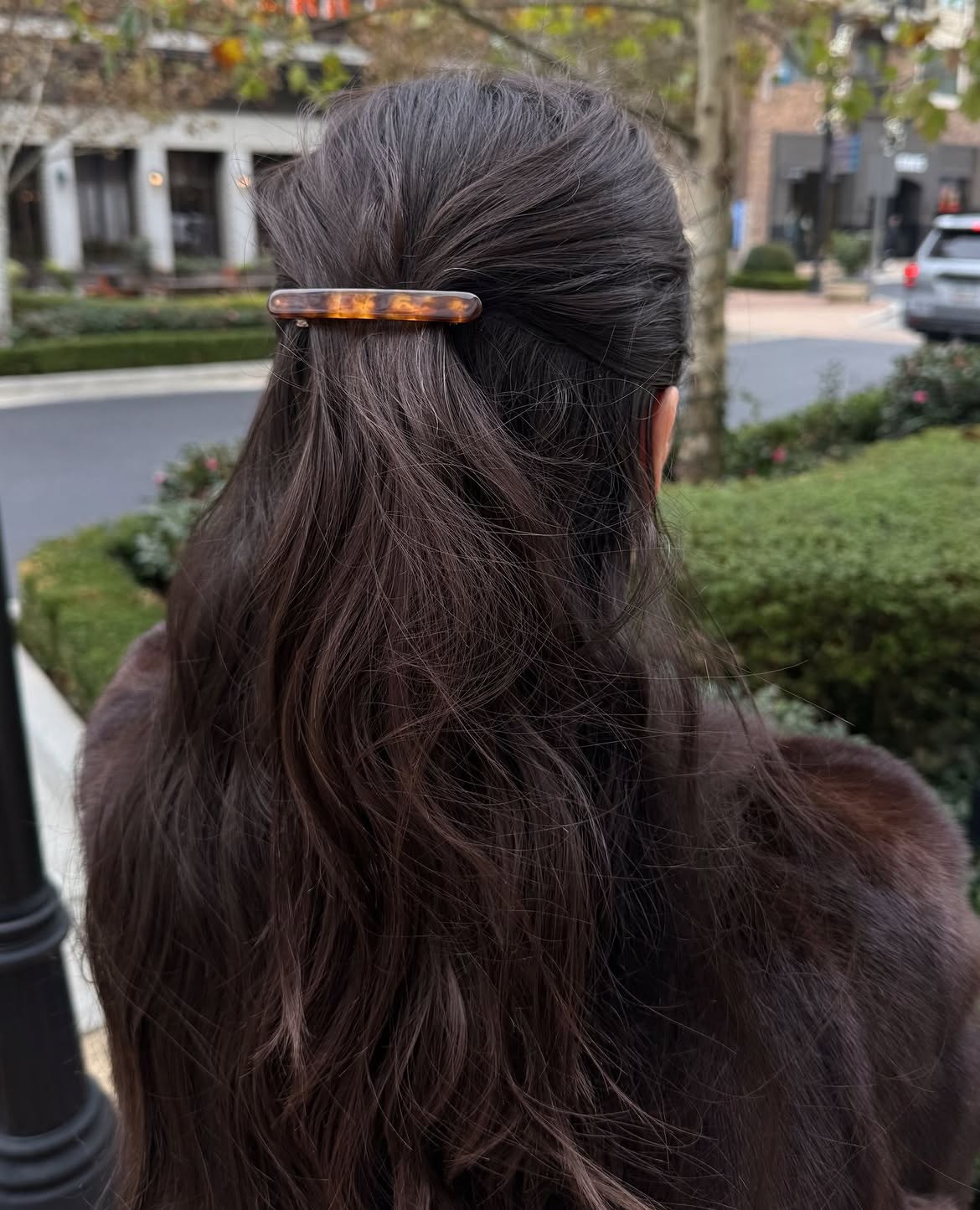 Effortless Half-Up Waves With Tortoiseshell Clip