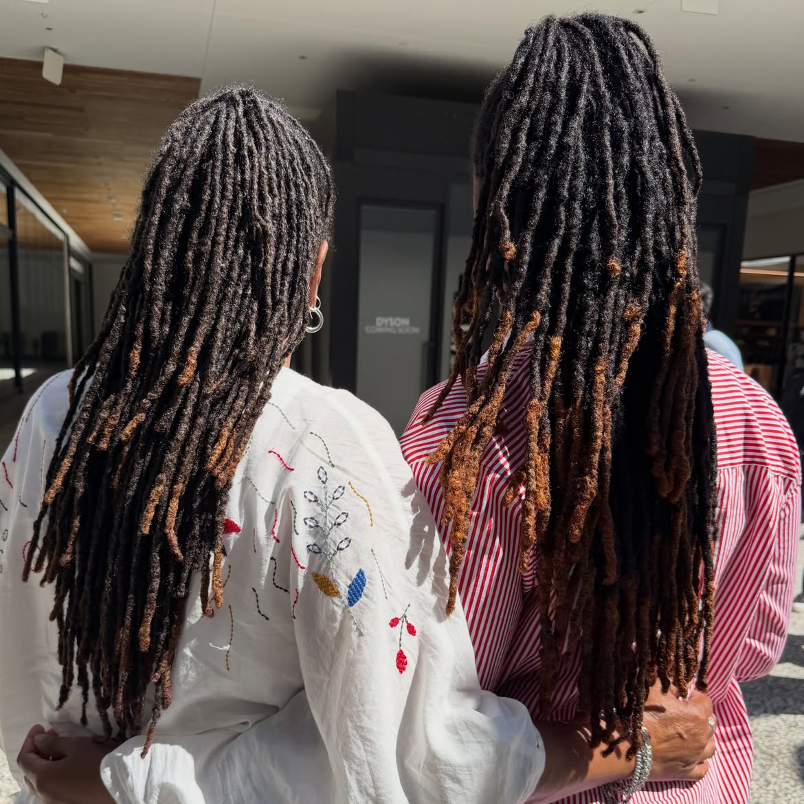 Ombre Dreadlocks With Caramel Highlights