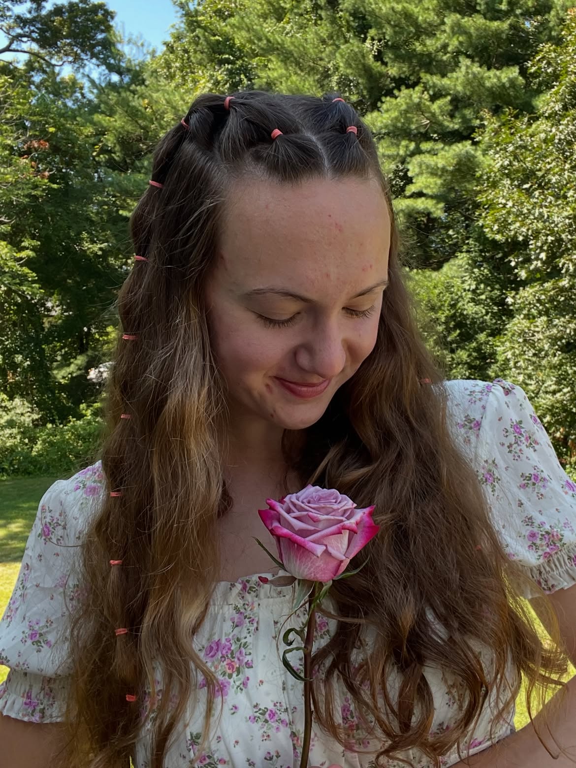 Playful Braided Crown With Bubble Pigtails
