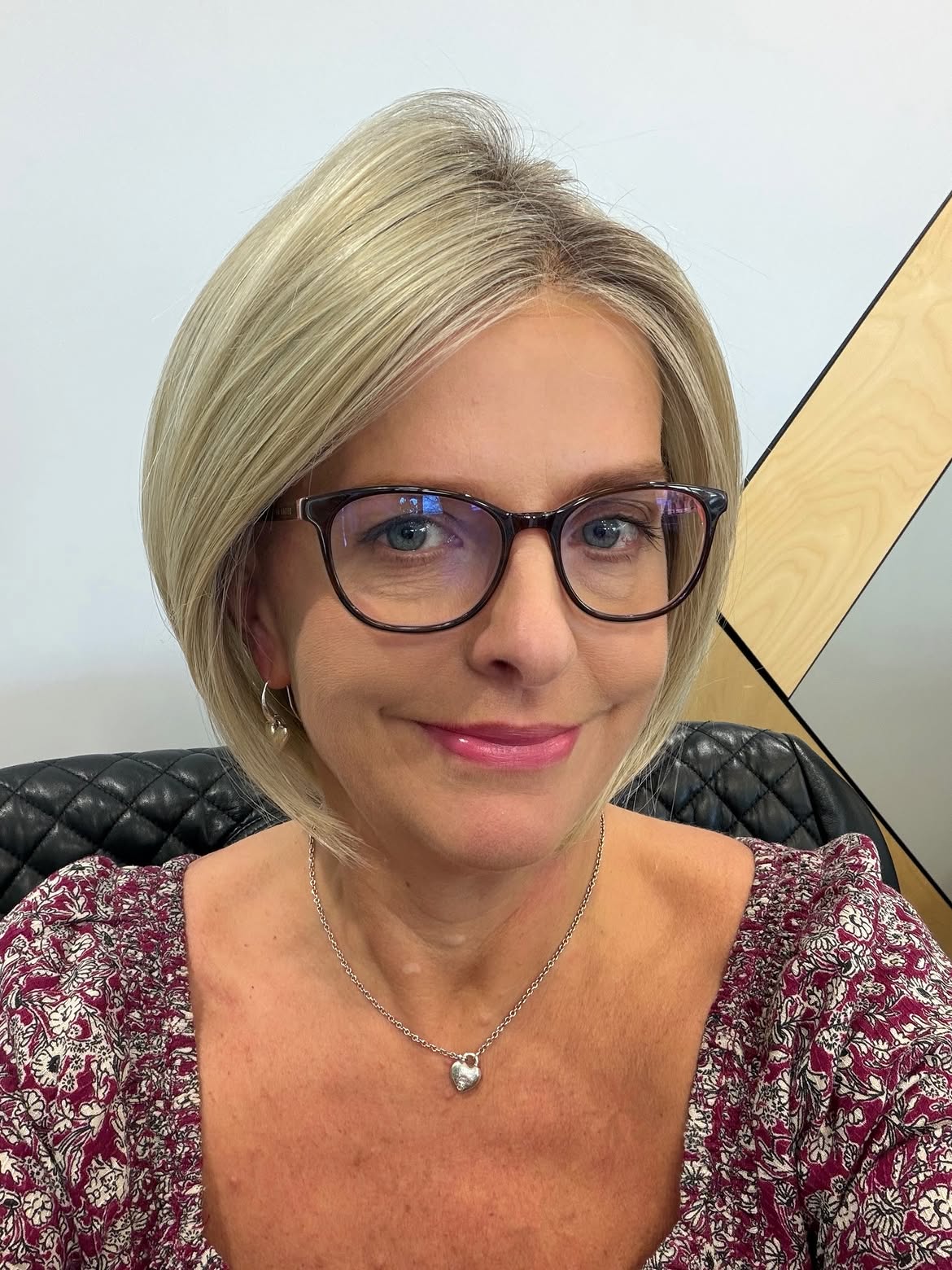 Polished Ash Blonde Bob For Professional Office Style