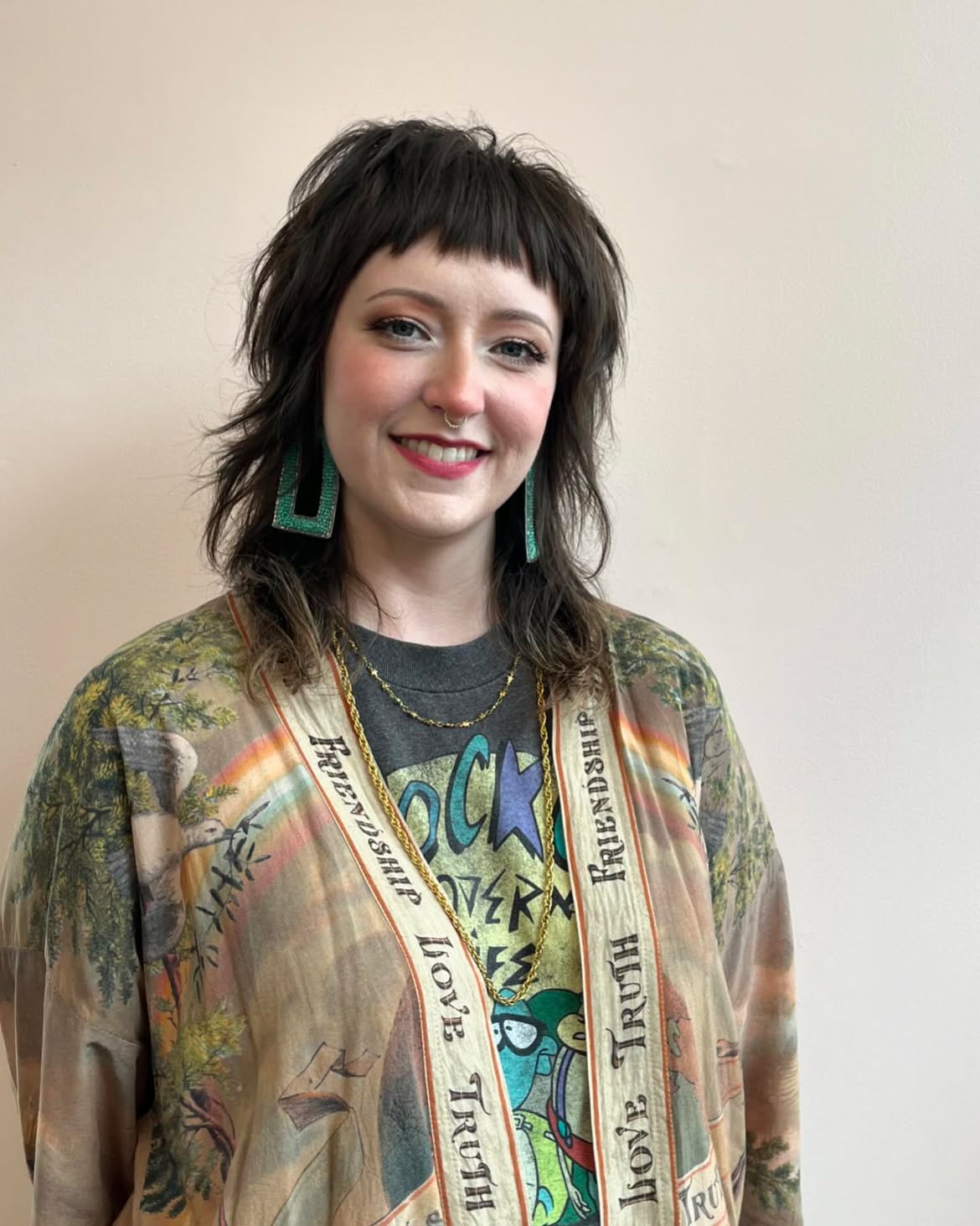 Shaggy Wolf Cut With Micro Bangs