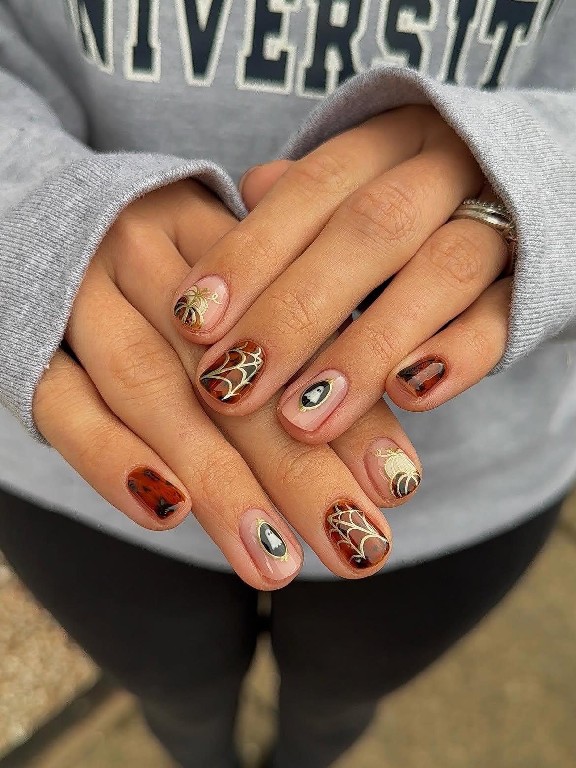 Spooky Season Halloween Themed Nail Art