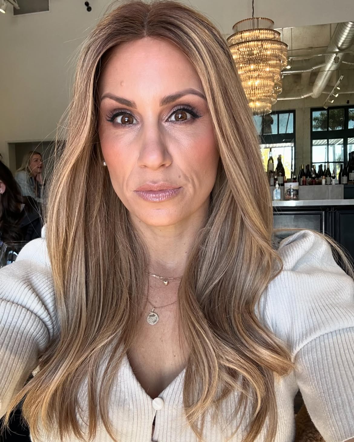 Sun-Kissed Bronde Waves With Face-Framing Layers