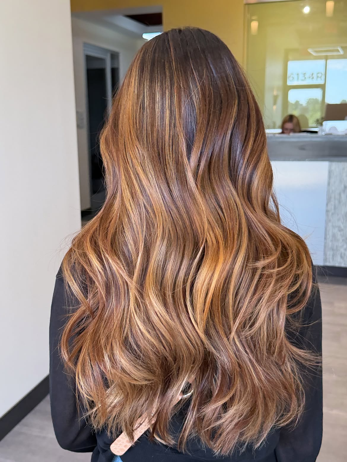 Sun-Kissed Golden Brown Waves With Face-Framing Layers
