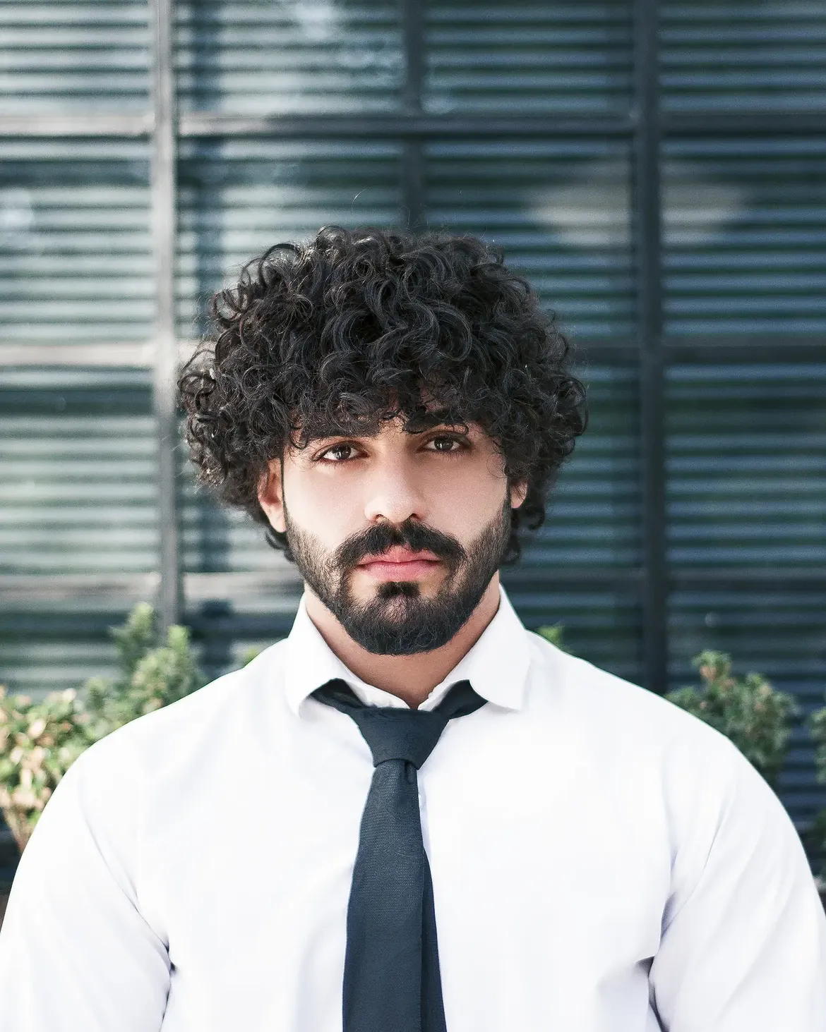Textured Mid-Length Curls With Defined Shape