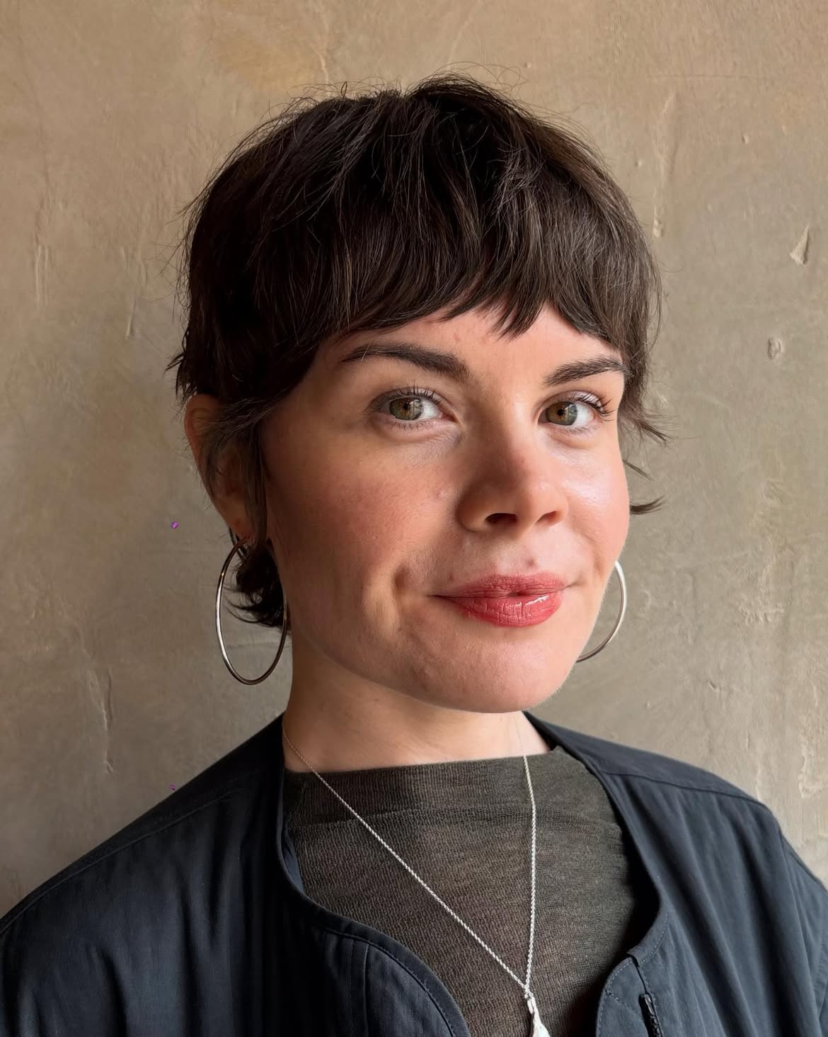 Tousled Layered Pixie With Wispy Bangs