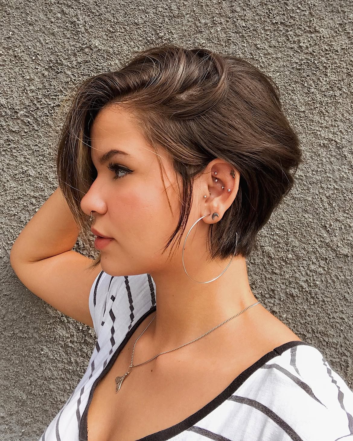 Undercut Pixie With Textured Waves