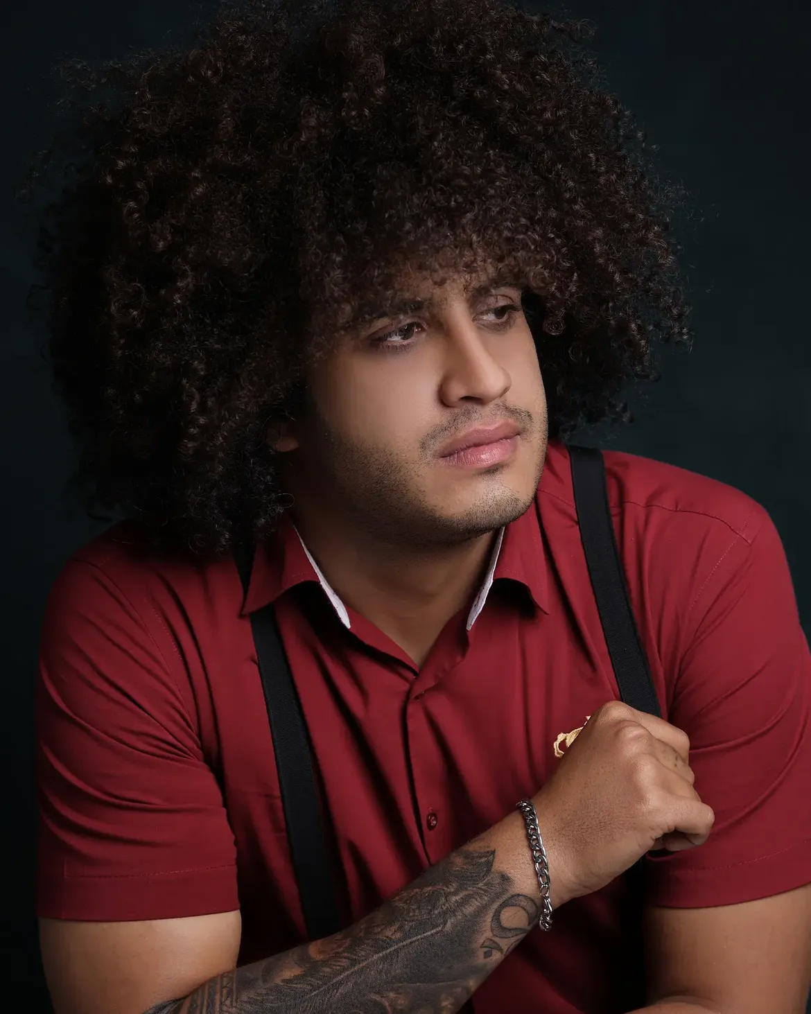 Voluminous Natural Curls For Men