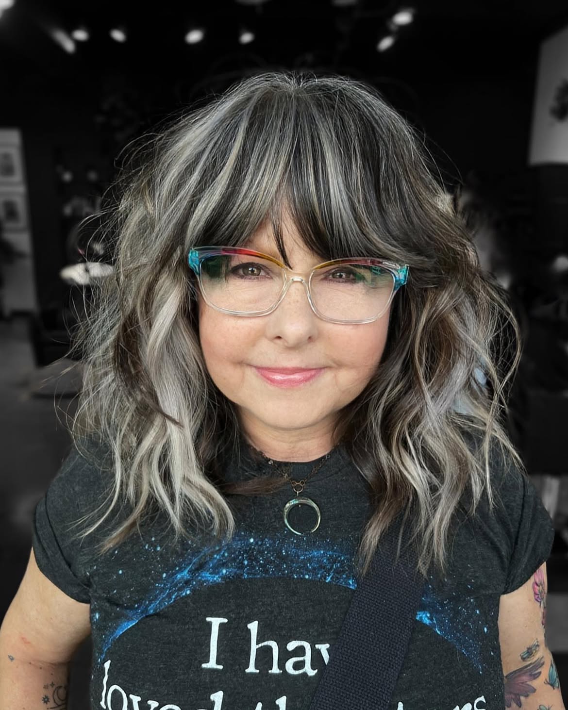 Wispy Gray Blending With Soft Waves