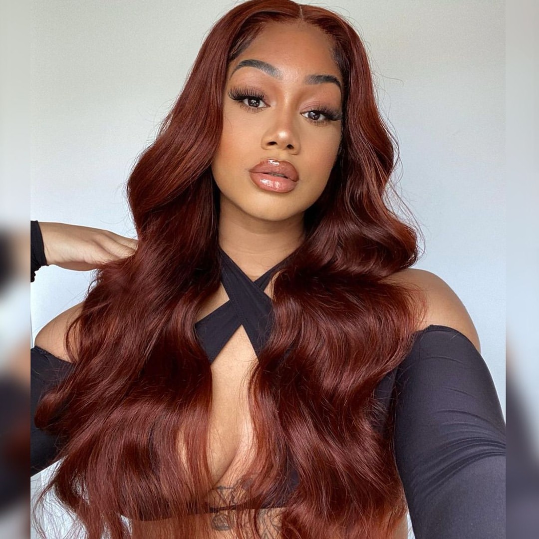 Auburn Cinnamon Swirl Body Waves