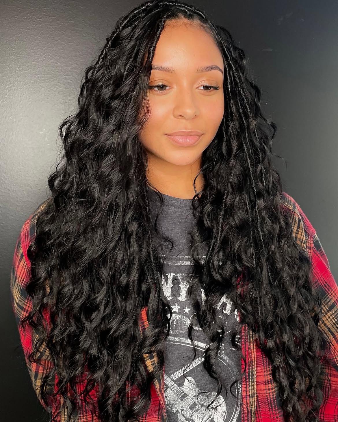 Boho Butterfly Locs With Deep Wavy Texture