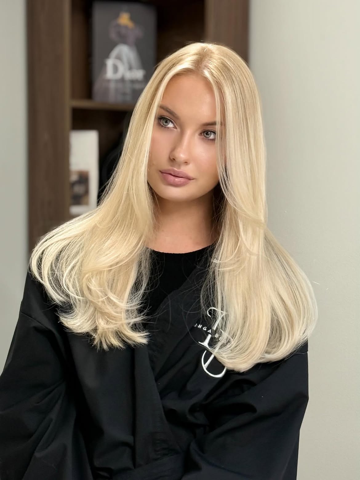 Bright Scandi Blonde With Soft Face Framing Layers