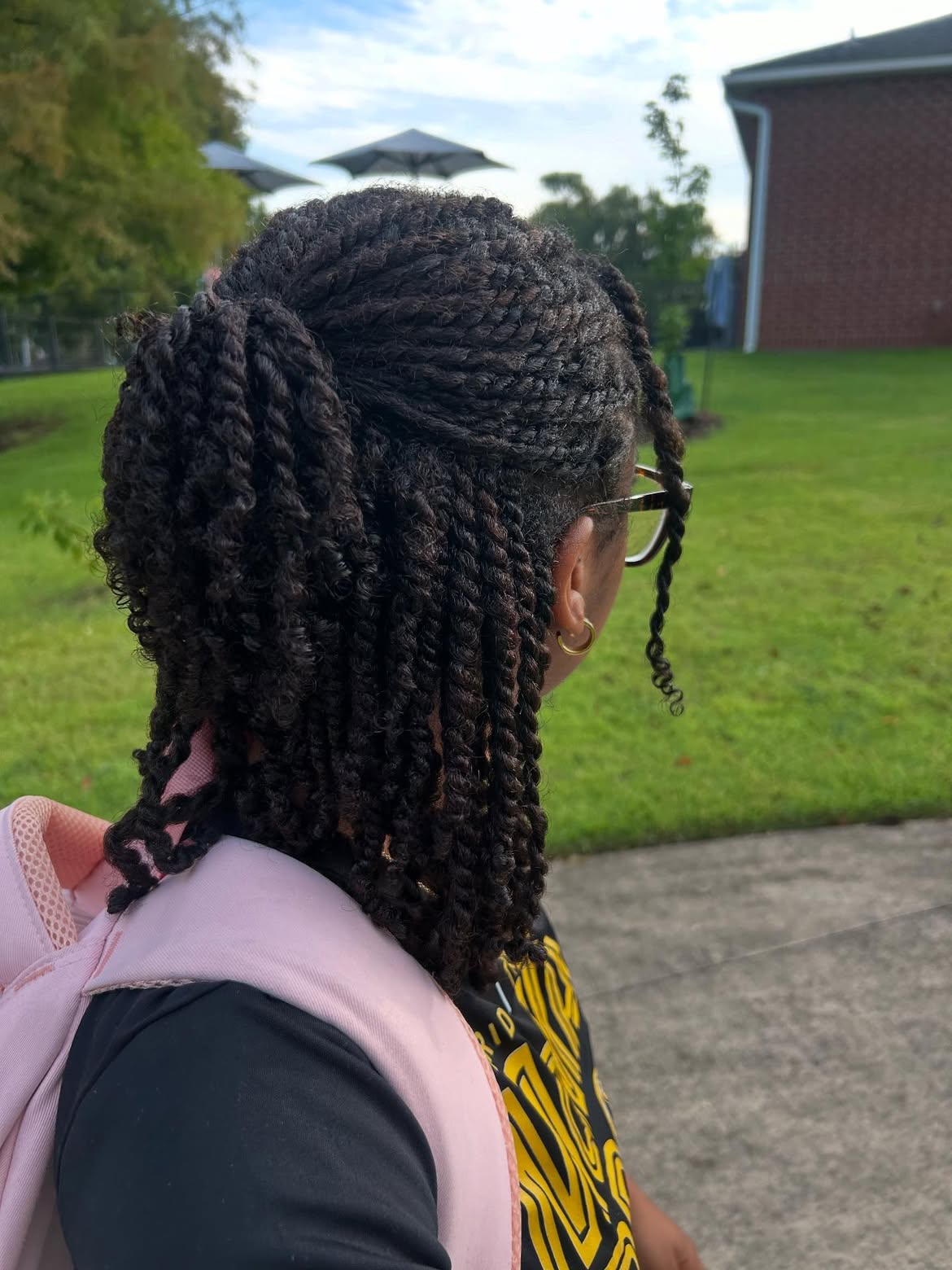 Chic High Bun With Defined Mini Twists