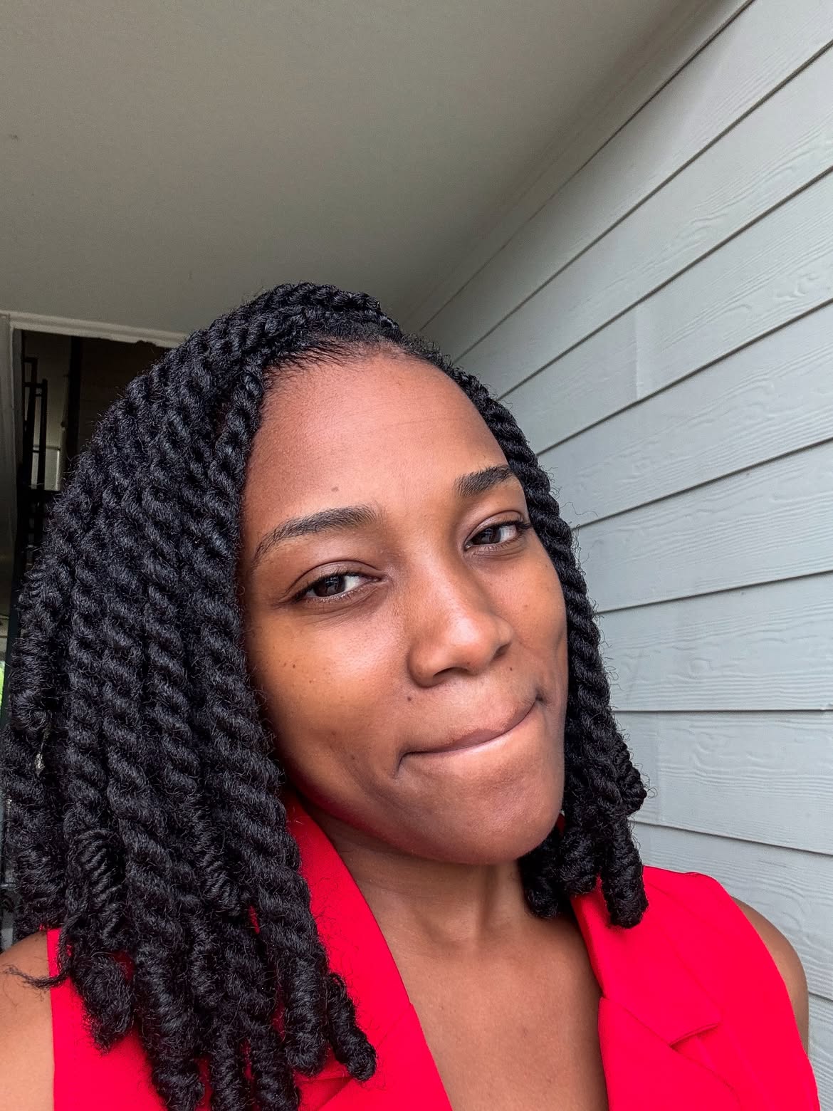Chic Senegalese Twists With Natural Deep Wave