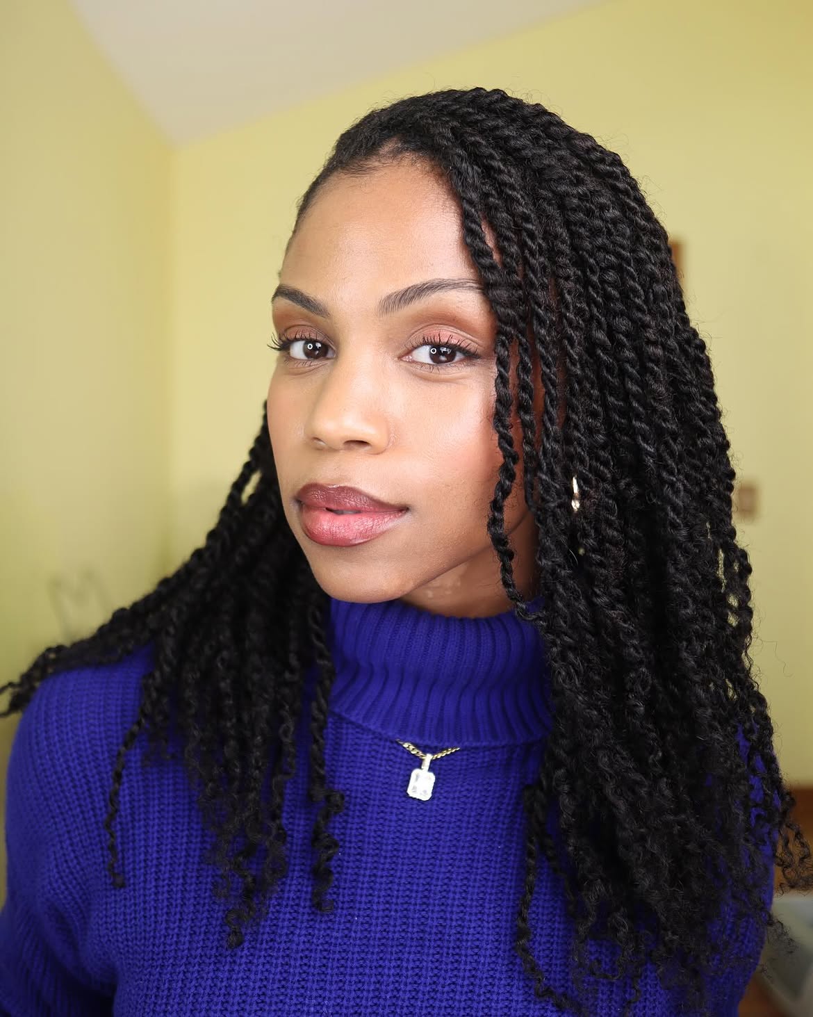 Chic Shoulder-Length Mini Twists
