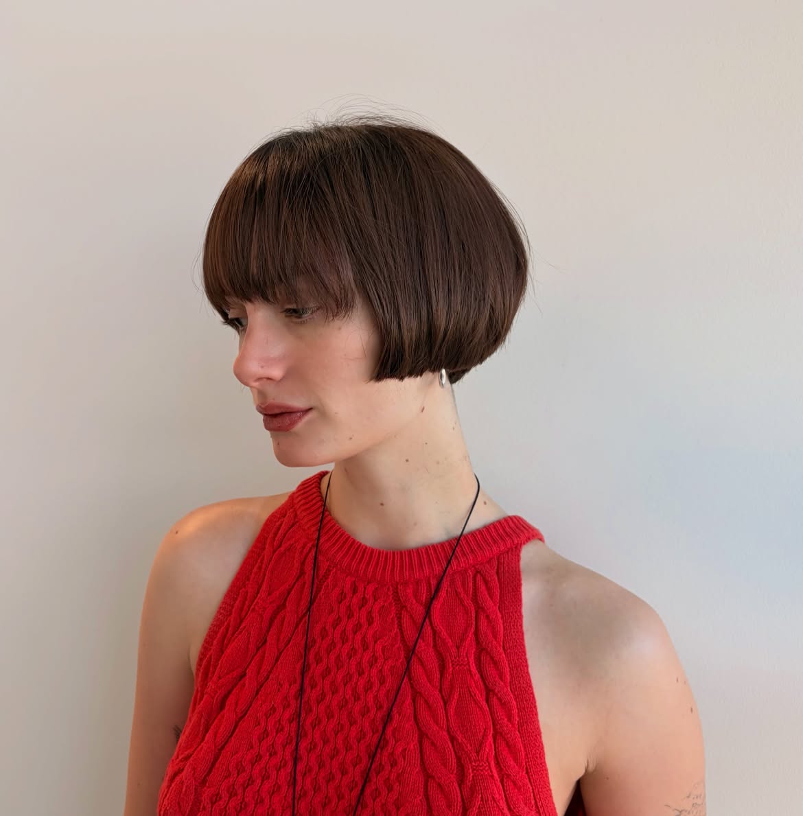 Classic French Bob With Soft Wispy Bangs