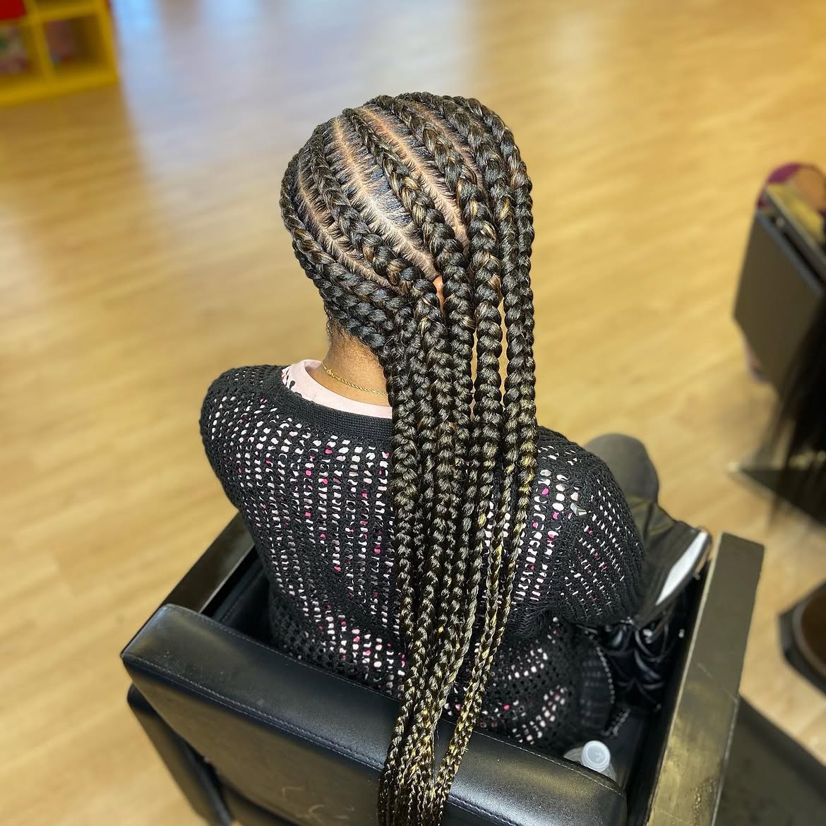 Classic Jumbo Pop Smoke Braids With Highlights