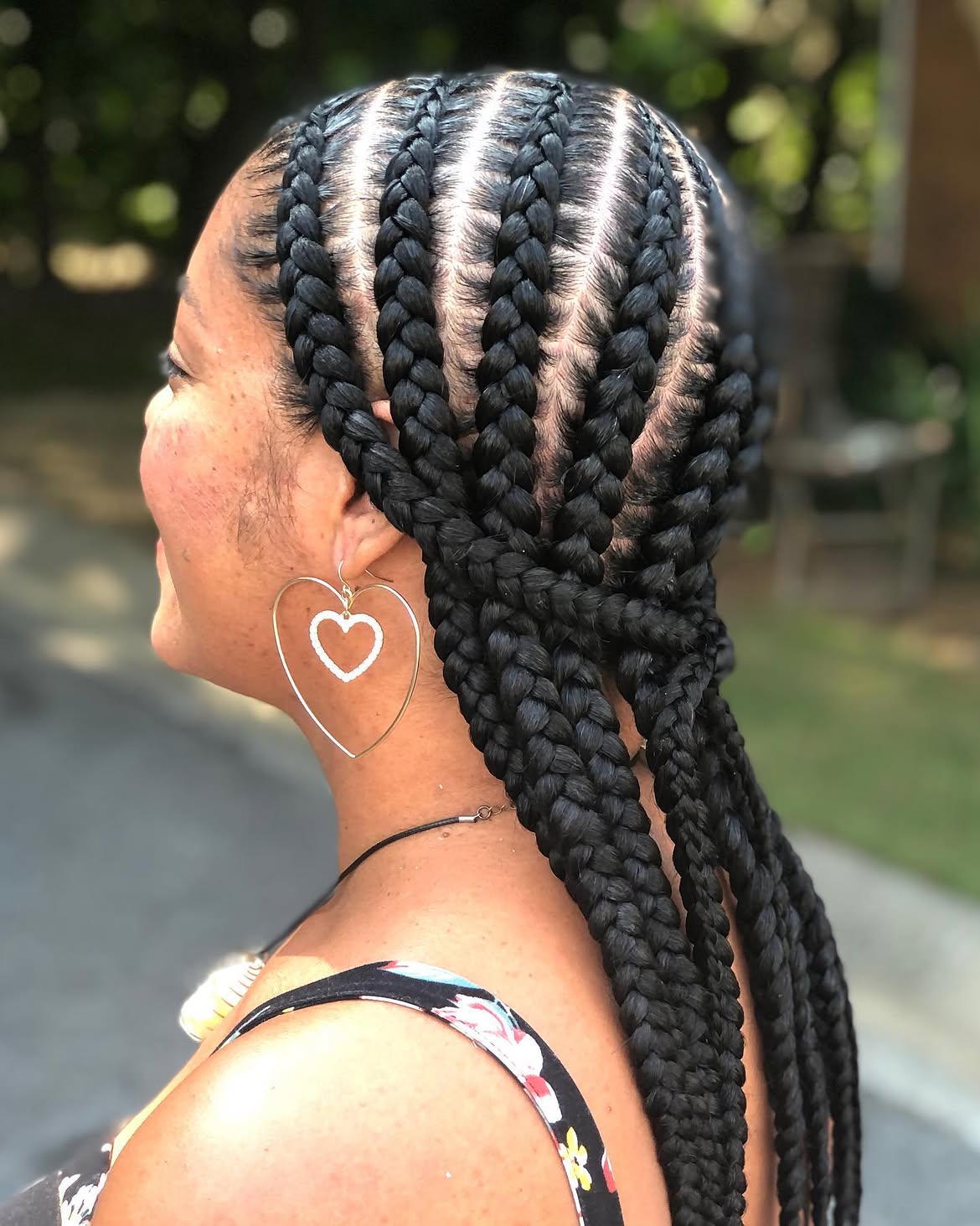 Classic Pop Smoke Braids With Sleek Edges