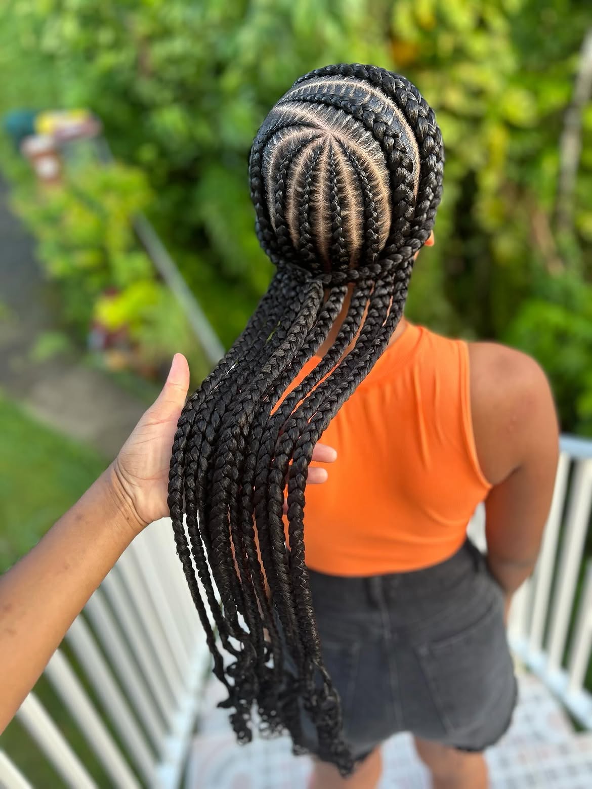 Classic Sleek Pop Smoke Braids With Waist Length