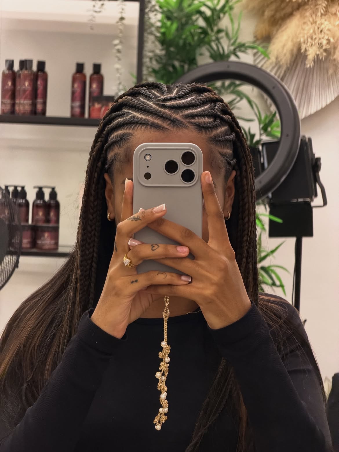 Detailed Heart Part Pop Smoke Braids