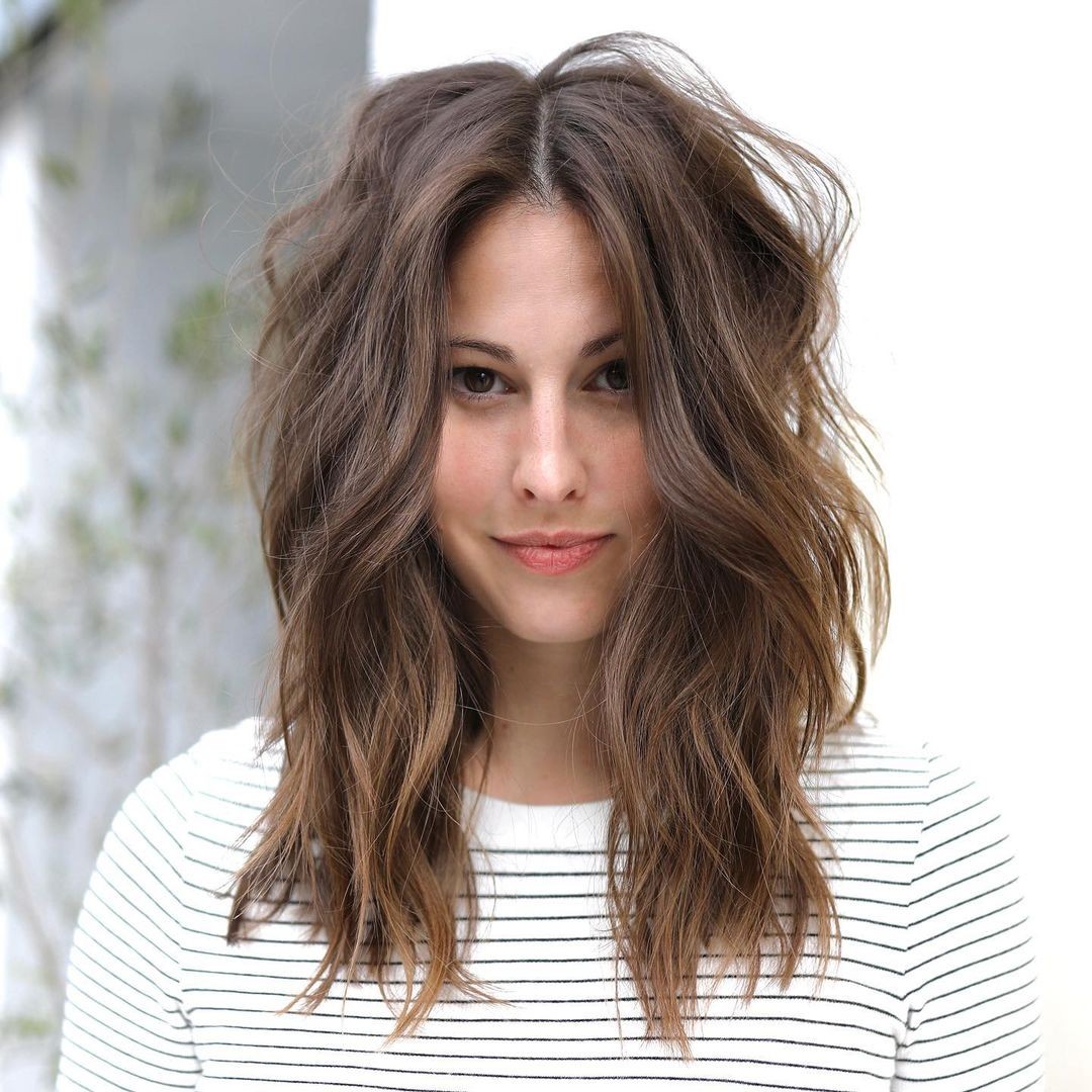 Effortless Textured Waves Medium Hair