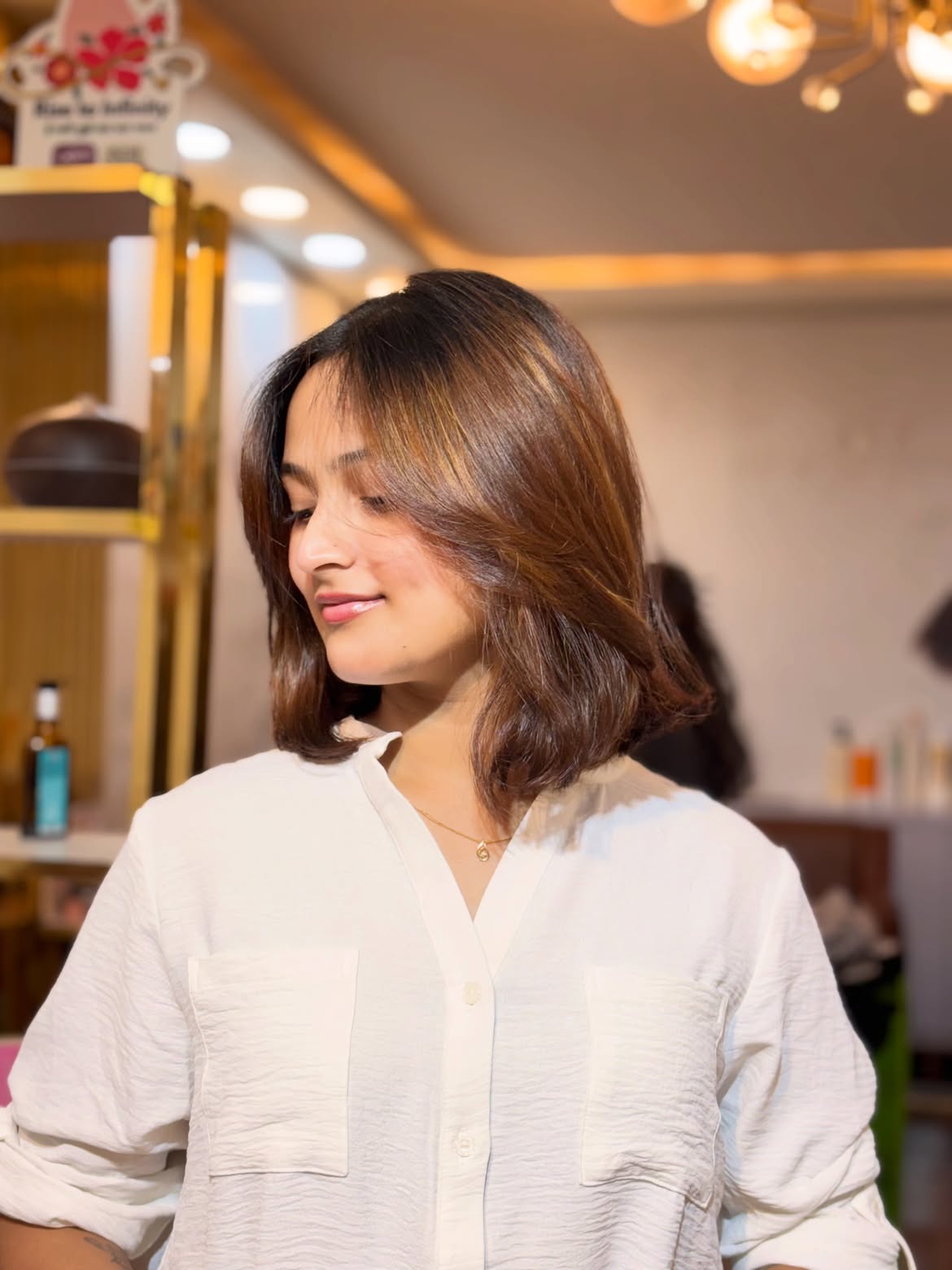 Honey Blonde Balayage With Soft Face-Framing Layers