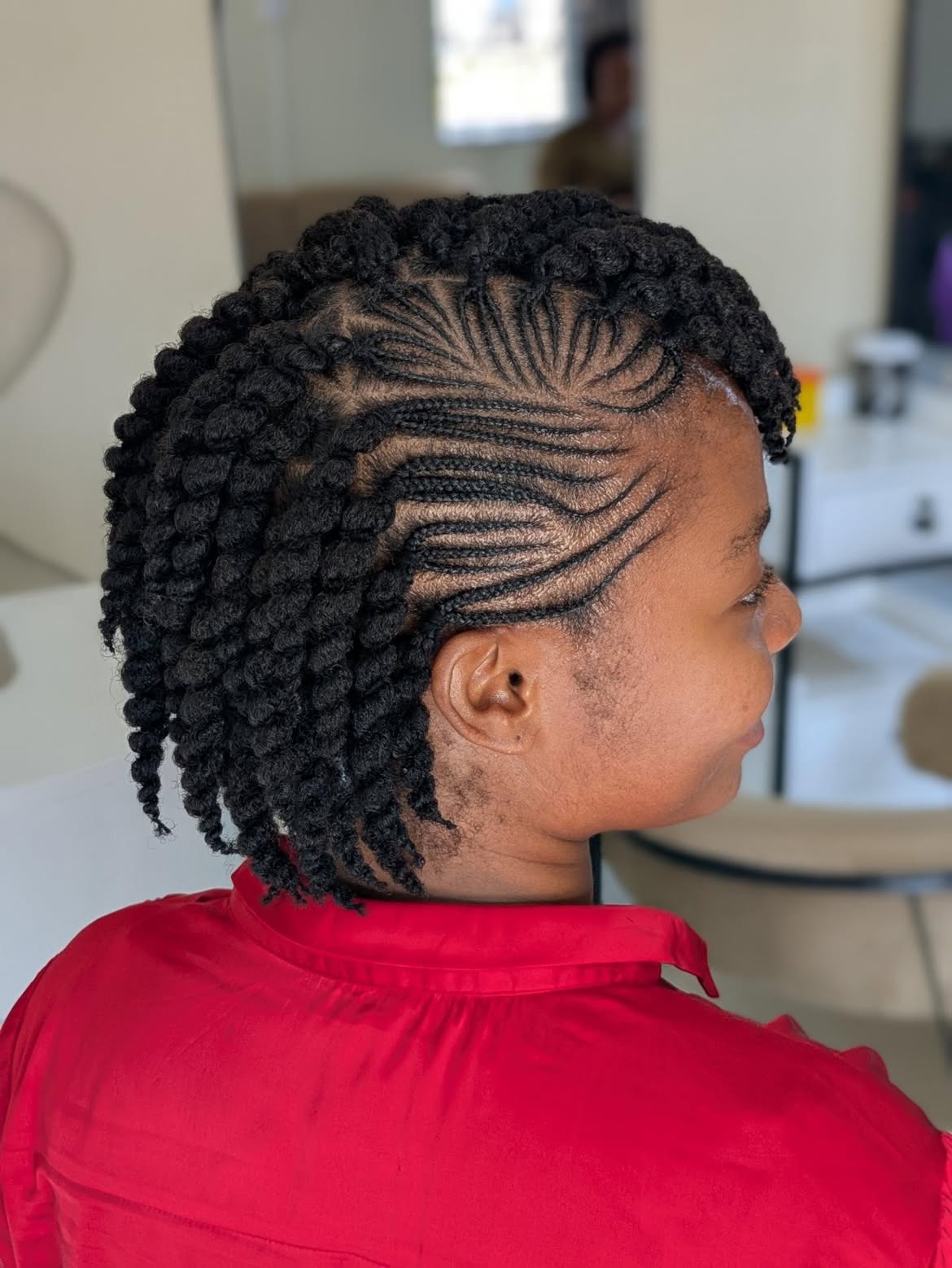 Intricate Cornrows Meet Twists