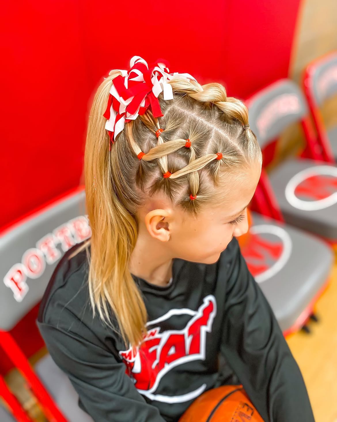 Intricate Lattice Braids With High Ponytail