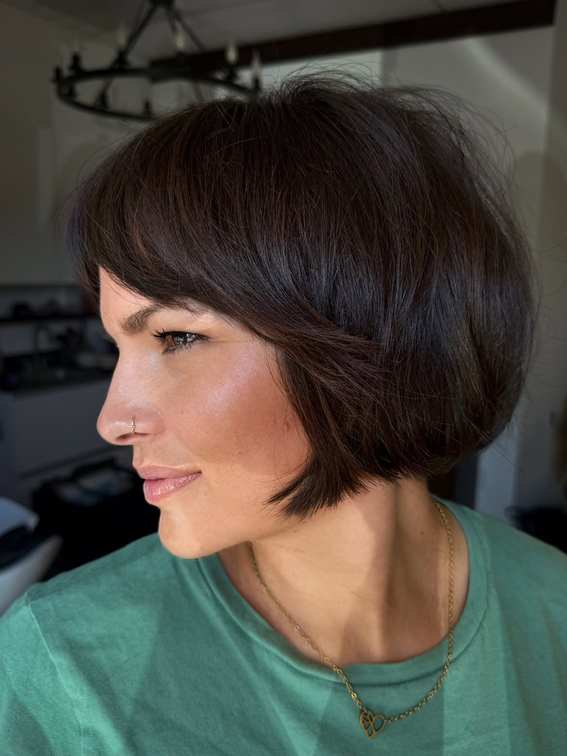 Modern Sleek Bob With Subtle Face Framing