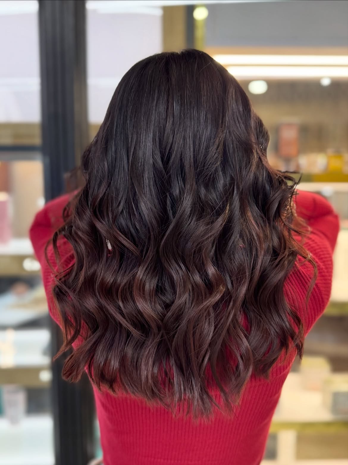 Rich Espresso Waves With Subtle Auburn Lowlights