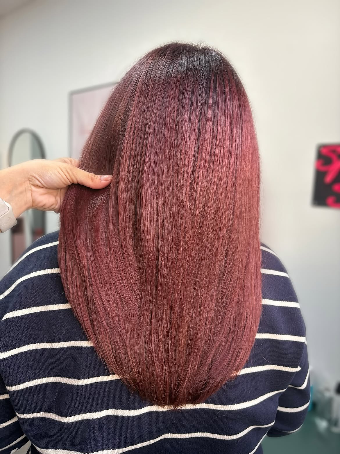 Rosewood Red Brown Subtle Layers