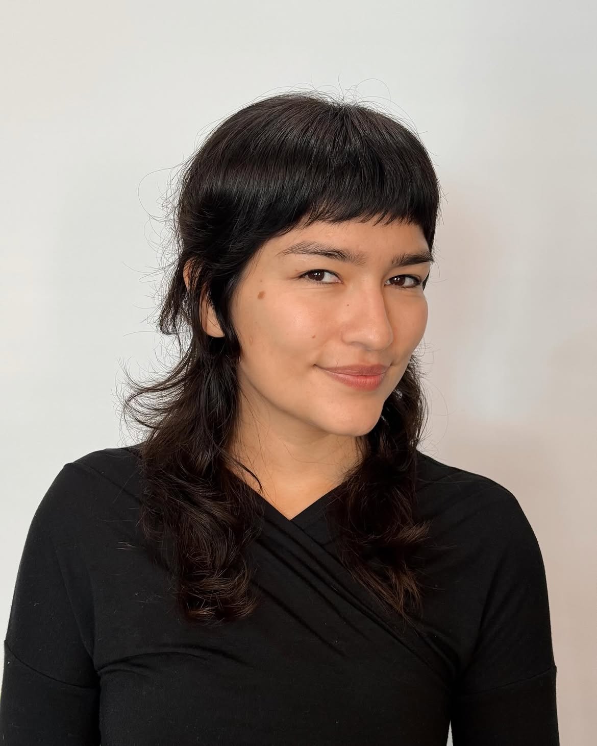 Shaggy Mullet With Micro Bangs