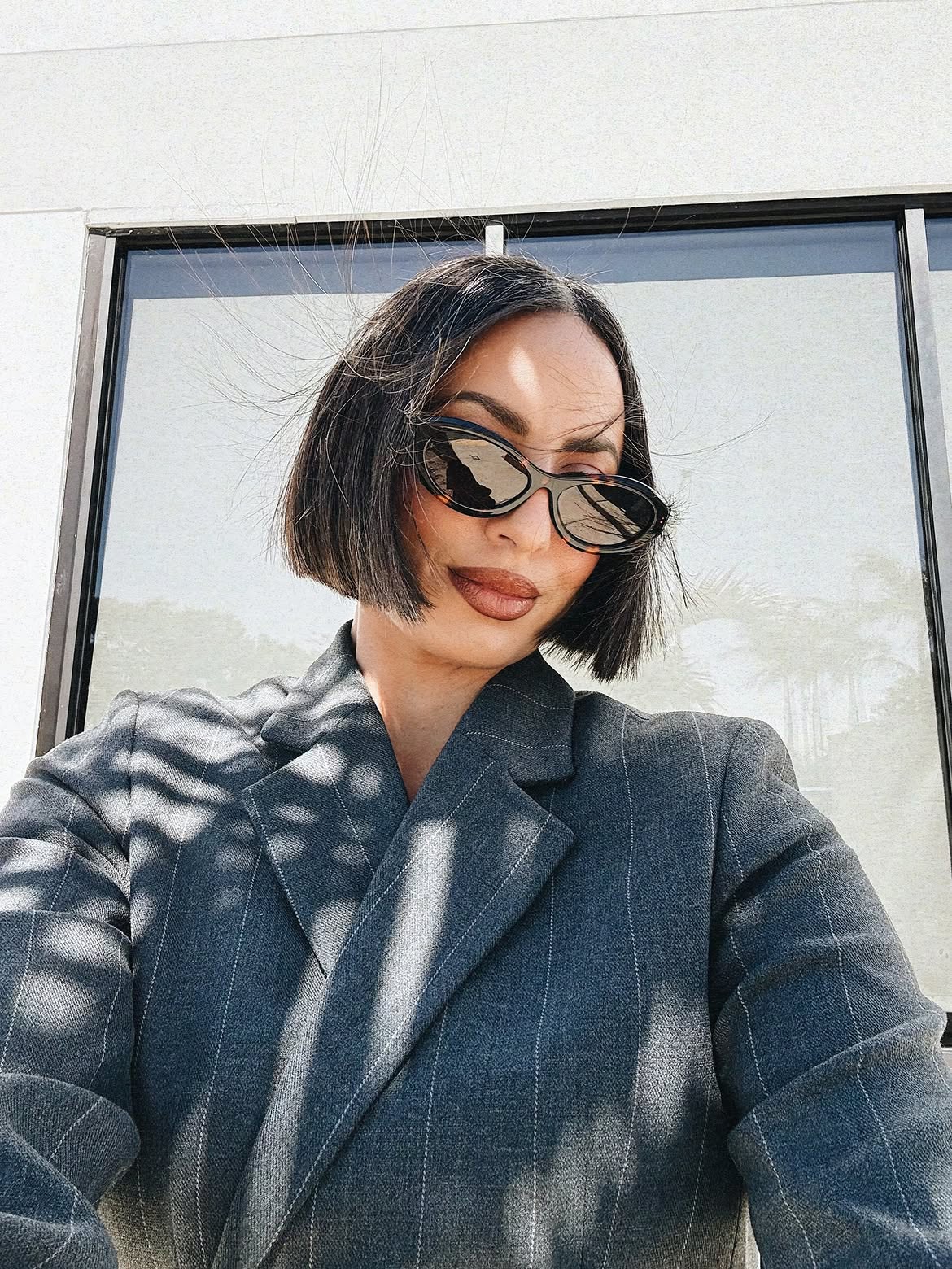 Sleek Chin Length Blunt French Bob