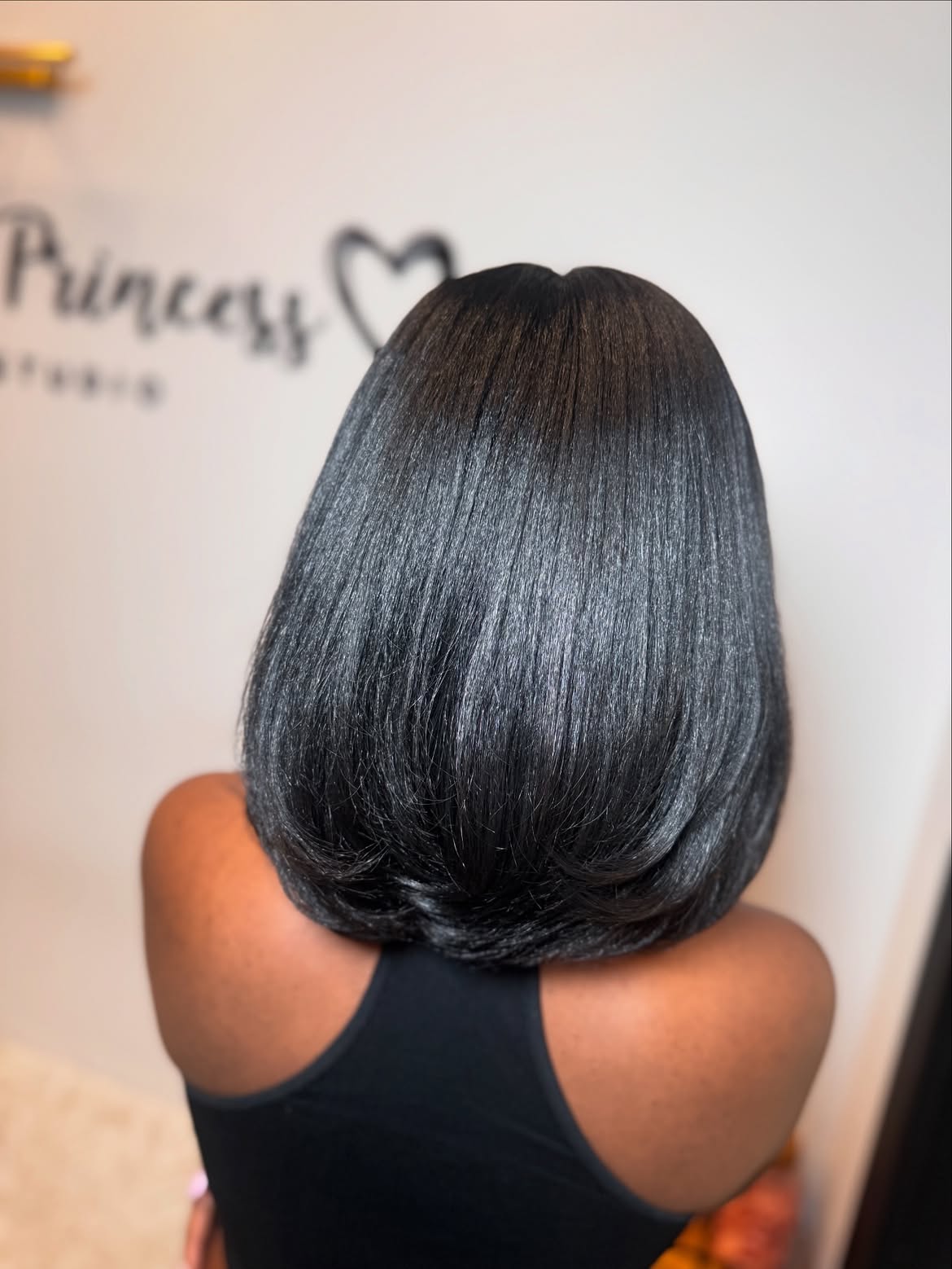 Sleek Inverted Bob With Voluminous Layers