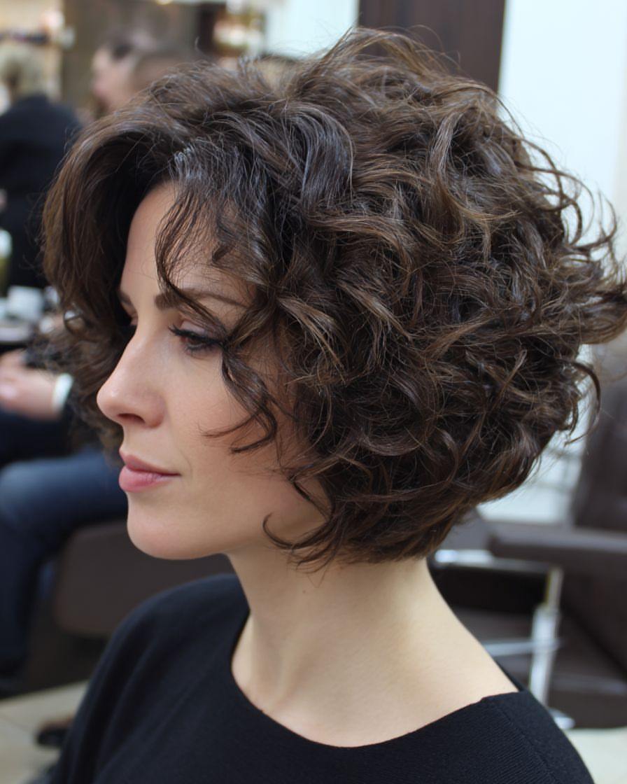 Textured Curly Bob With Effortless Volume