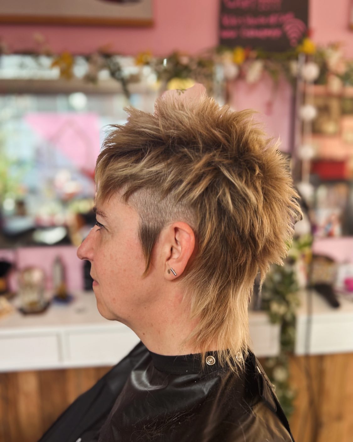 Textured Spiky Mullet With Undercut Sides