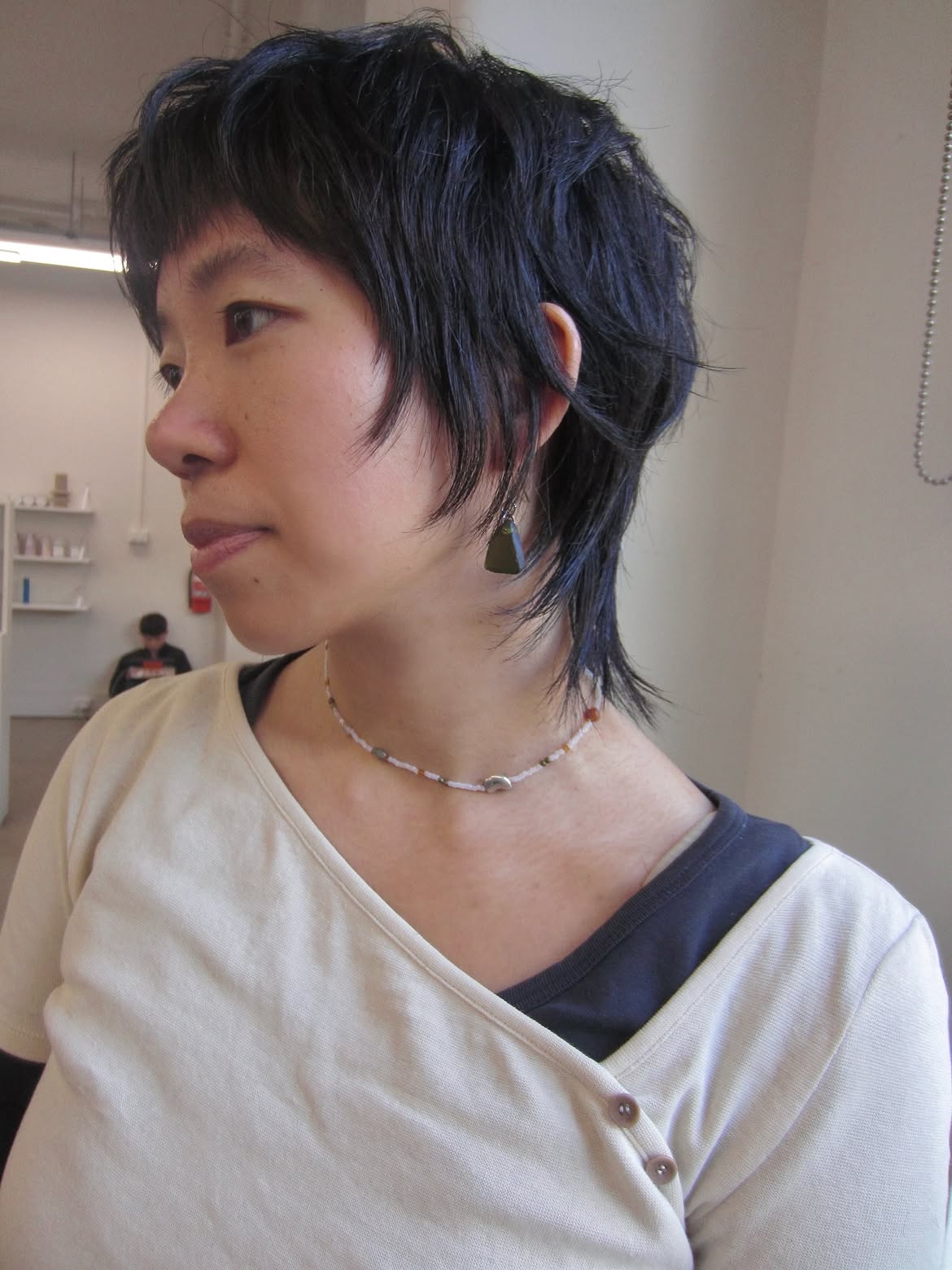 Textured Spiky Mullet With Wispy Baby Bangs