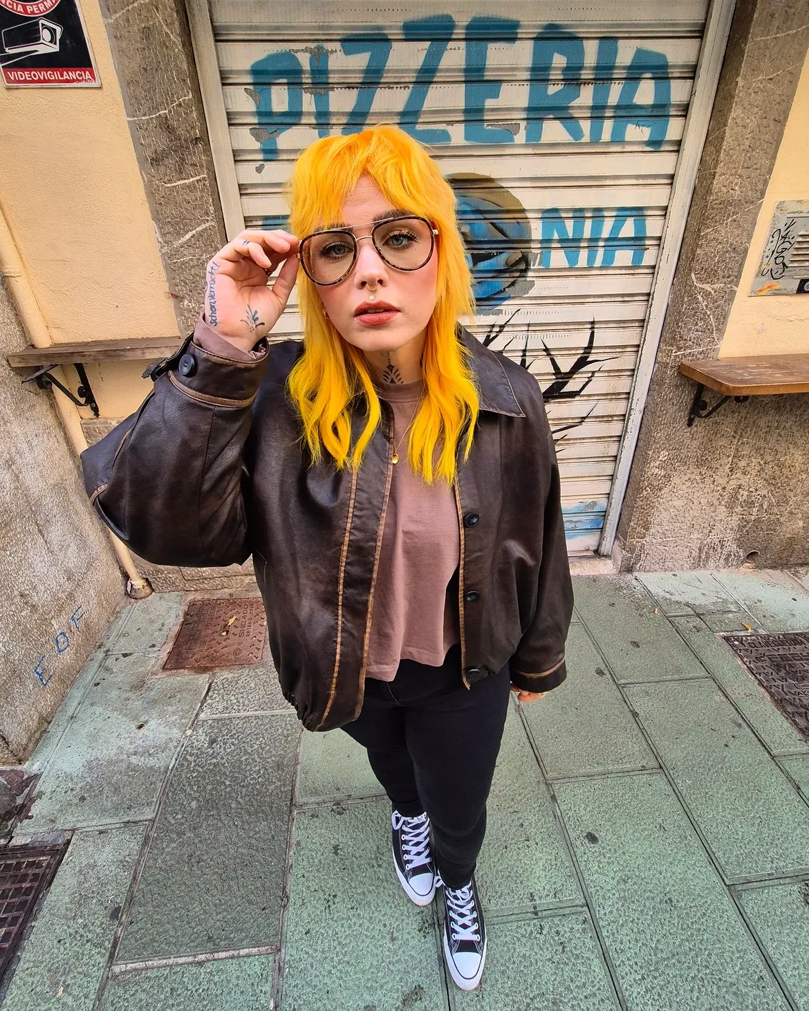 Vibrant Yellow Shag With Textured Face Framing Layers
