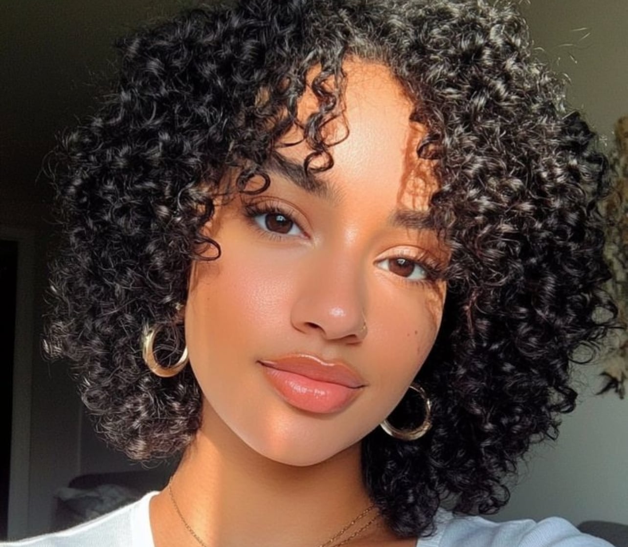 Collarbone Black Air-Dried 3c Curls Collarbone Black Air-Dried 3c Curls — 3c Hairstyles