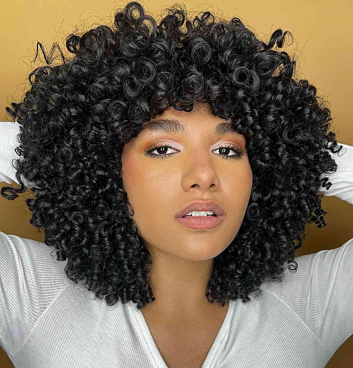 Shoulder Length Bob With Curtain Bangs Shoulder Length Bob With Curtain Bangs — 3c Hairstyles
