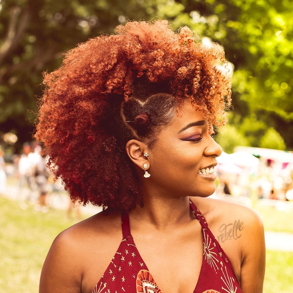Red Shoulder Length Blowout With Undercut Red Shoulder Length Blowout With Undercut — 3c Hairstyles