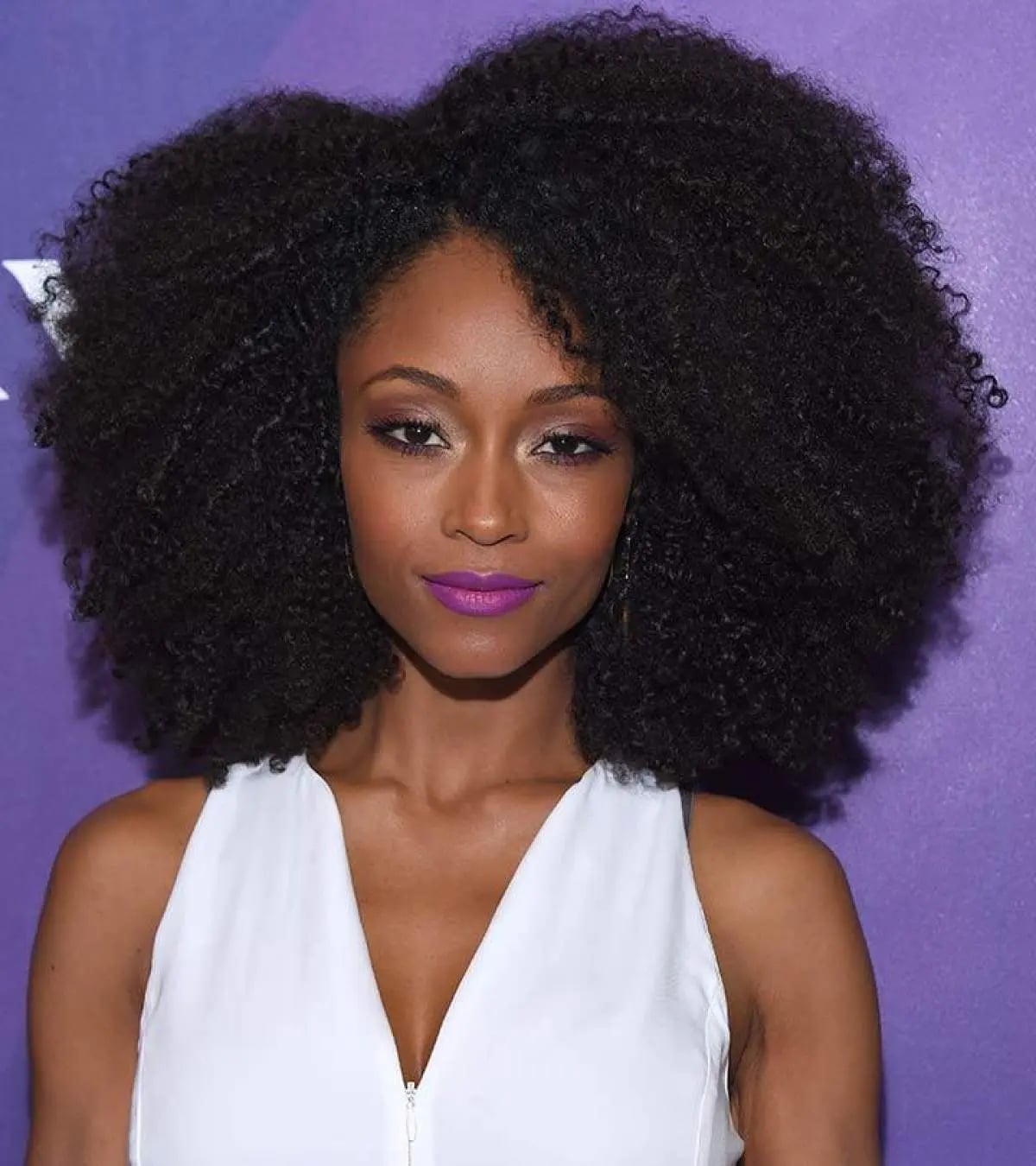 Mid-Back Voluminous Natural Afro Shape, Close-Up Take — 4b Hairstyles