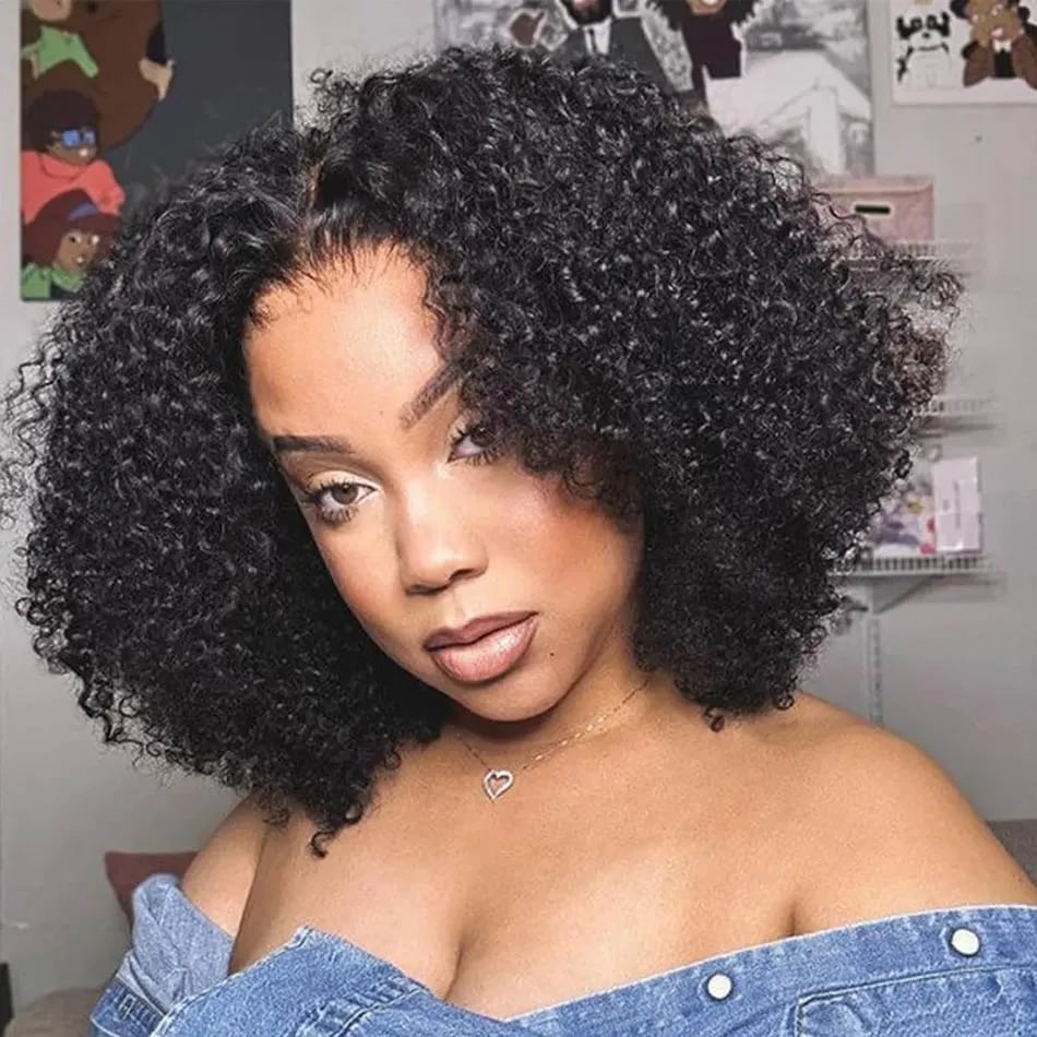 Collarbone Layered Air-Dried Curls With Wispy Bangs — 4b Hairstyles