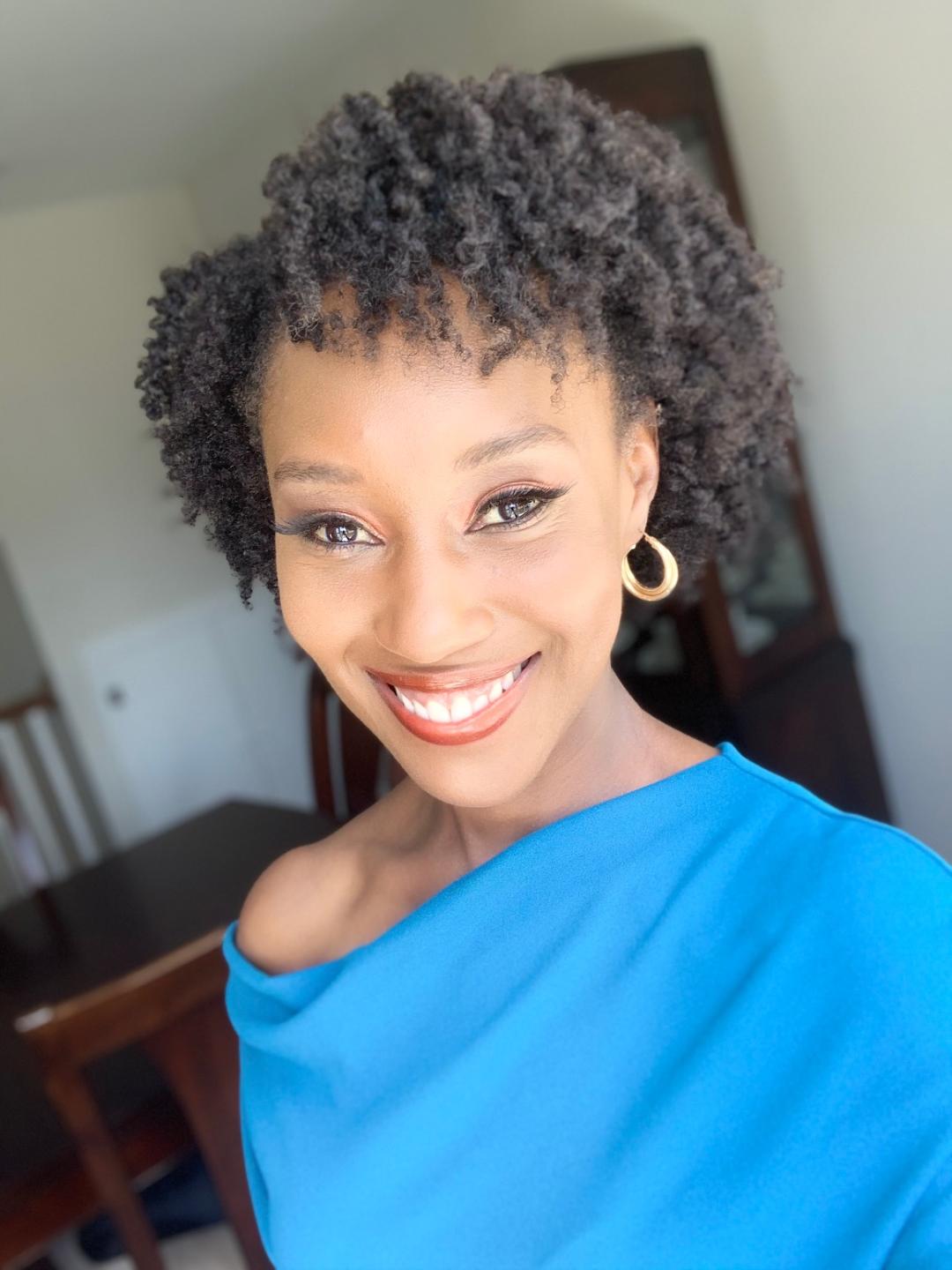 Shoulder Length Voluminous Layered Afro — 4c Hair