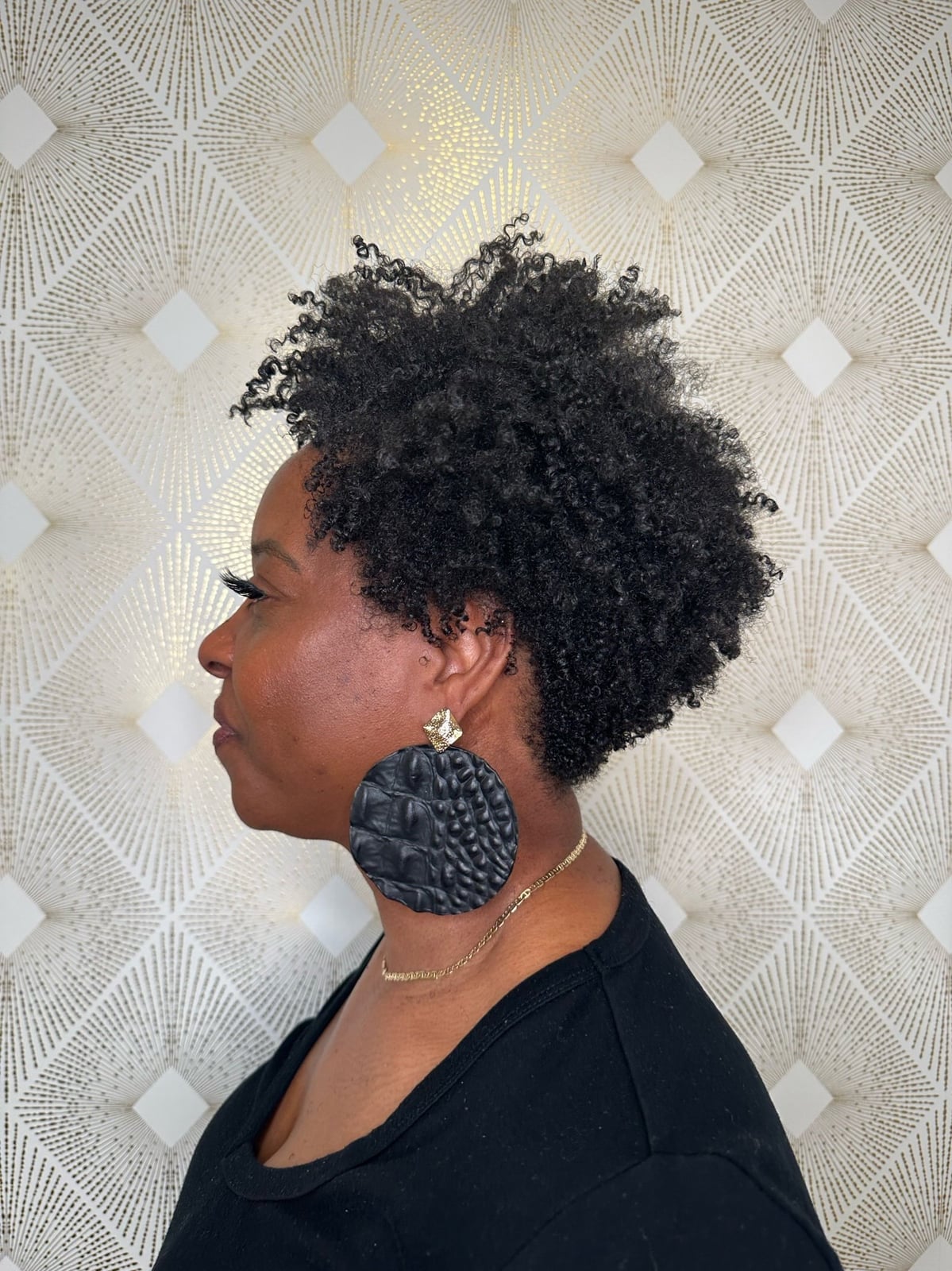 Tapered Ear Length Fullness — 4c Hair