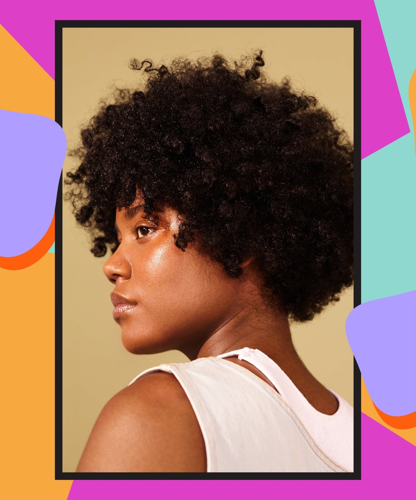 Short Cut With Natural Texture Shape — 4c Hair