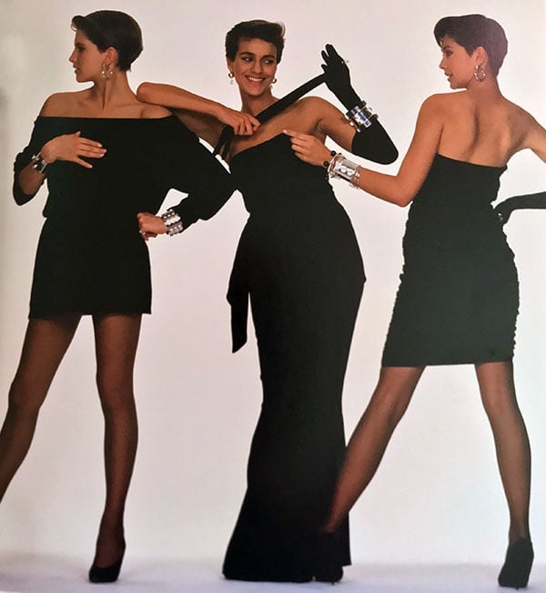 Sleek Black 80s Evening Dresses Sleek Black 80s Evening Dresses — 80s Style