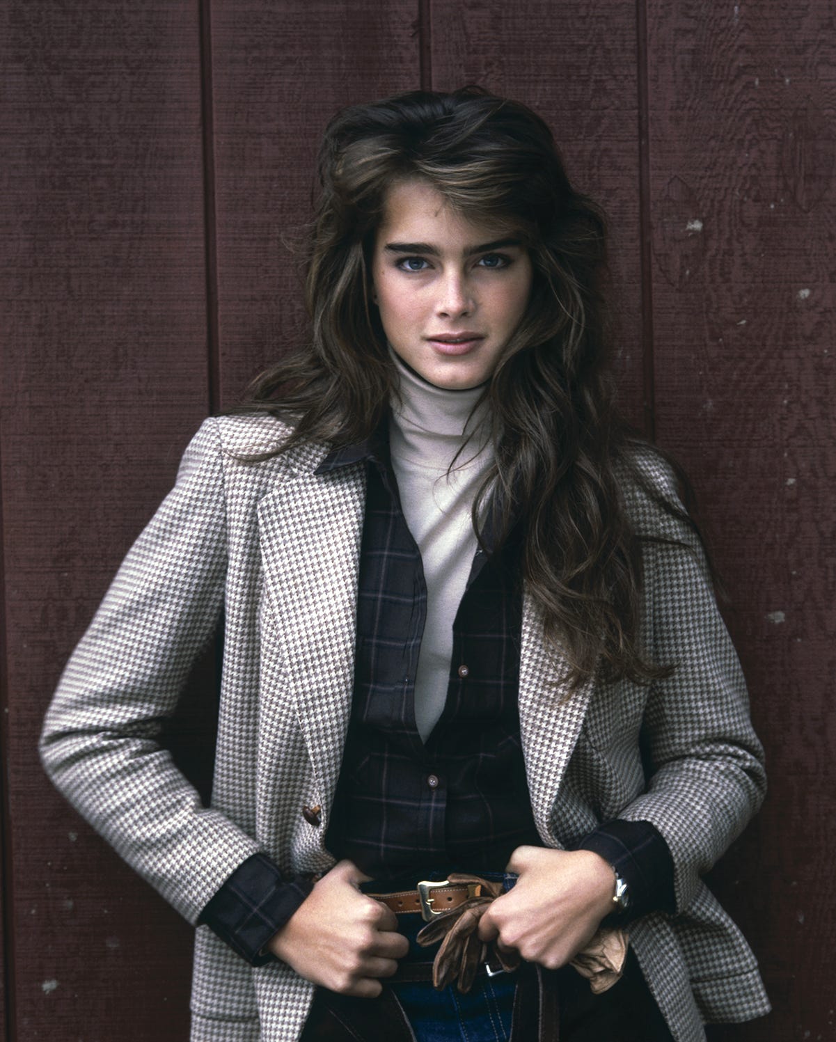 Classic 80s Layering with a Houndstooth Blazer Classic 80s Layering with a Houndstooth Blazer — 80s Style