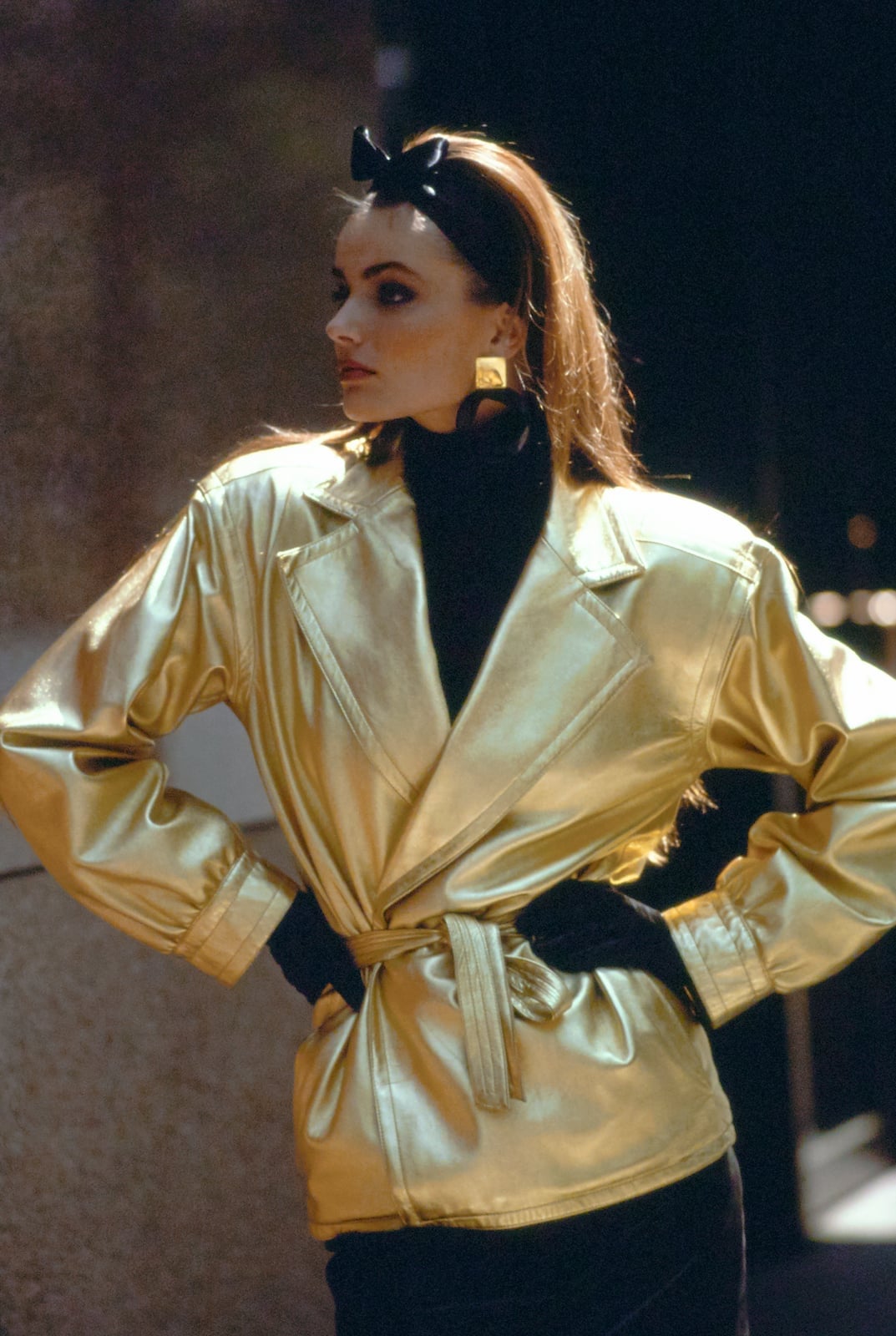 Shiny Gold Jacket for an 80s Evening Statement Shiny Gold Jacket for an 80s Evening Statement — 80s Style